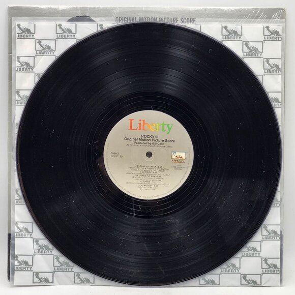 Rocky III Original Motion Picture Score Vinyl LP 1982 Liberty Records LO-51130 - Picture 3 of 5
